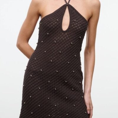 Staud Isola Dress | Espresso - Image 1