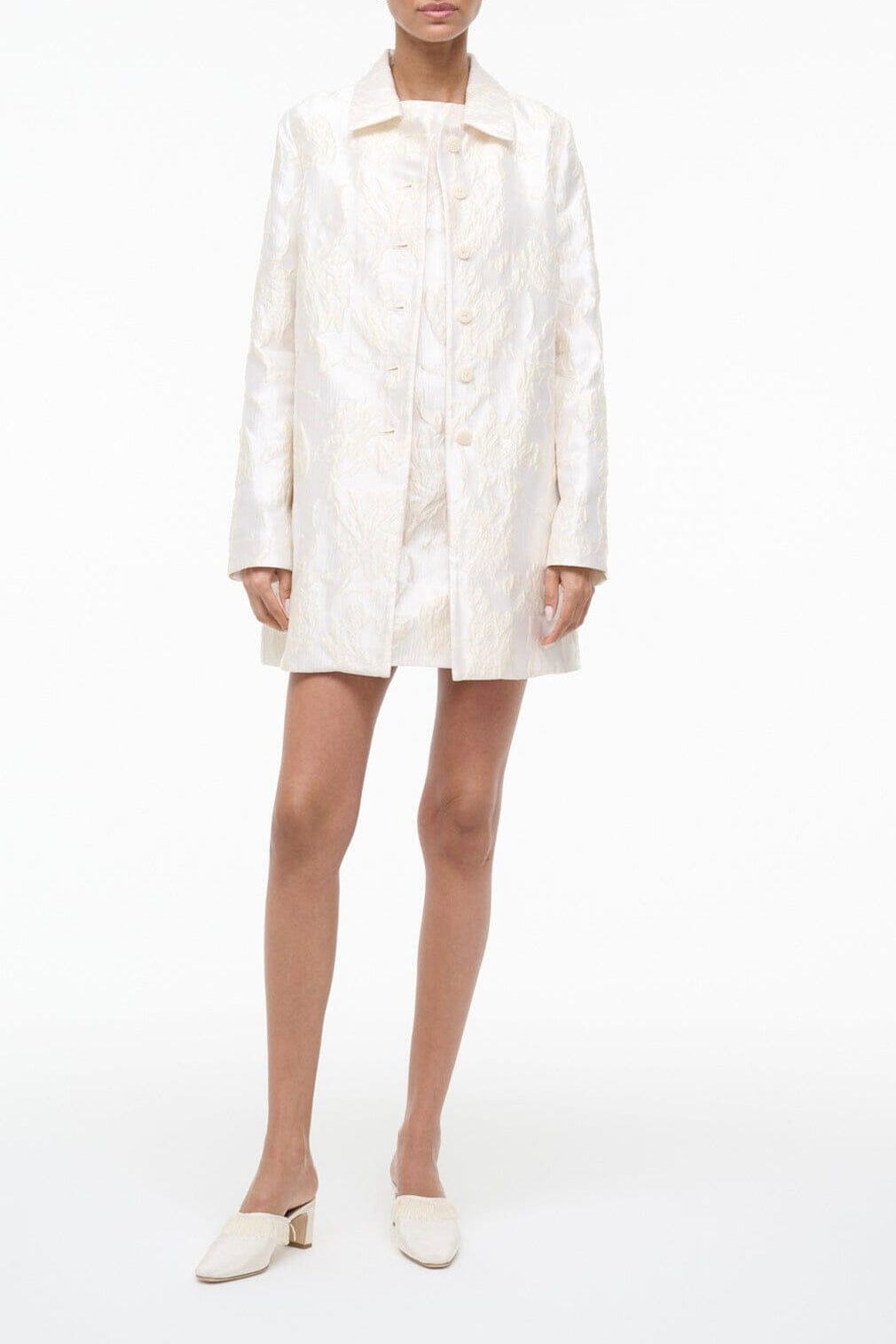 Staud Halton Jacket | Botanica Ivory - Image 1