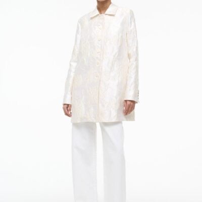 Staud Halton Jacket | Botanica Ivory - Image 2