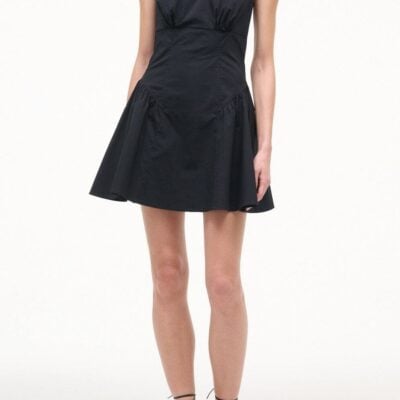 Staud Gwen Mini Dress | Black - Image 1