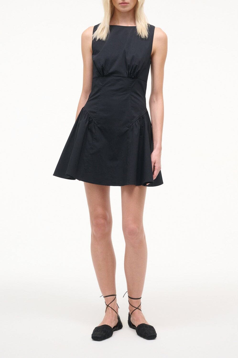 Staud Gwen Mini Dress | Black - Image 1