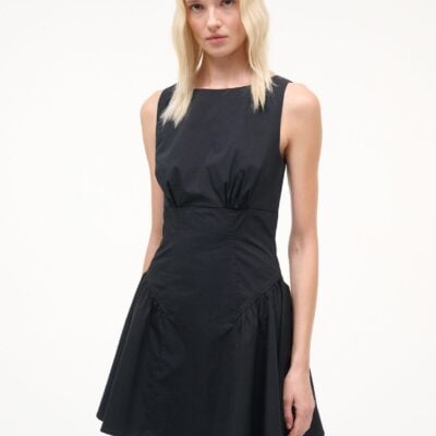 Staud Gwen Mini Dress | Black - Image 2