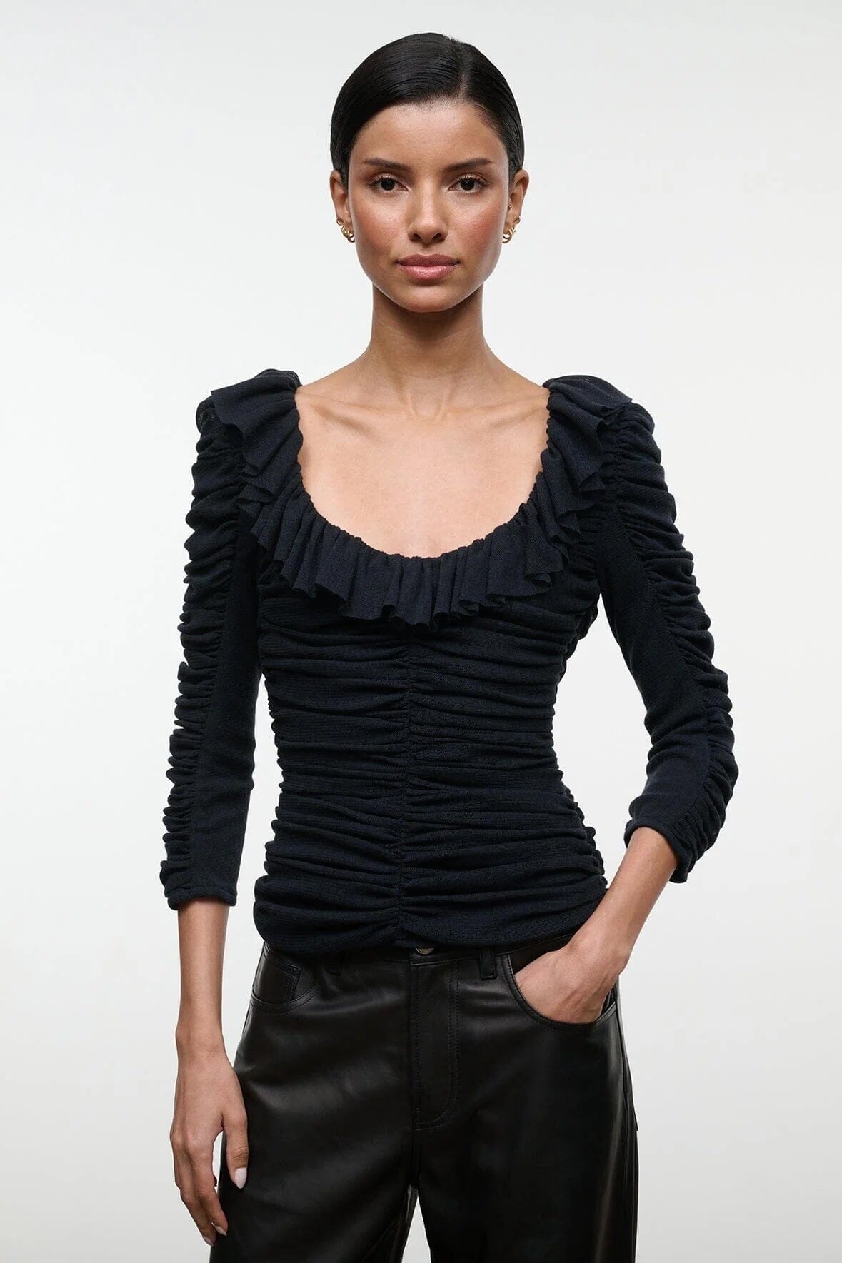 Staud Gretta Top | Black - Image 2