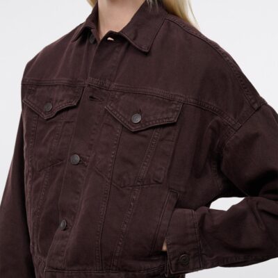 Staud Glen Denim Jacket | Earth - Image 2