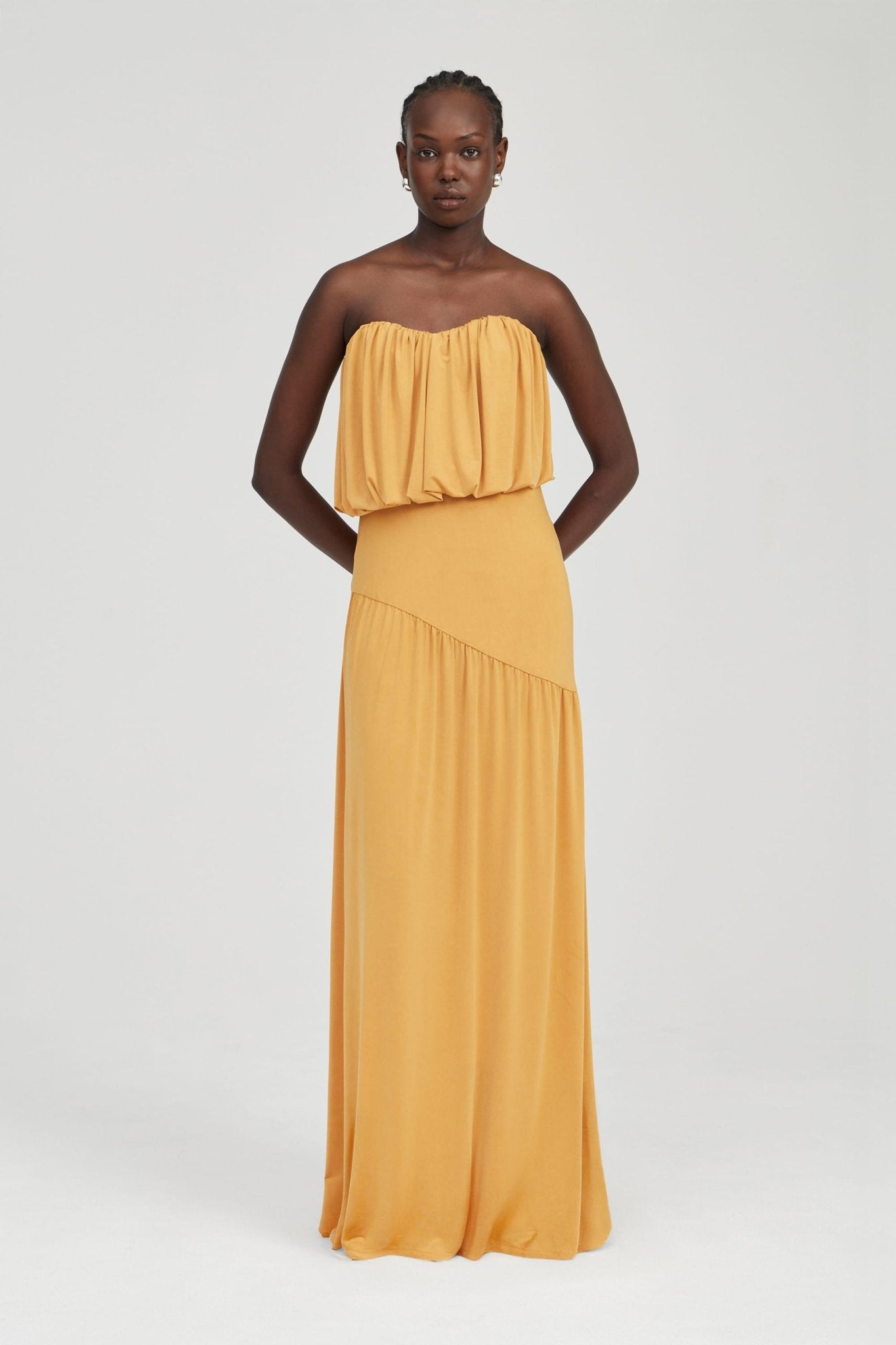 Third Form Withheld Strapless Floor Length Dress | Nectar - Image 1