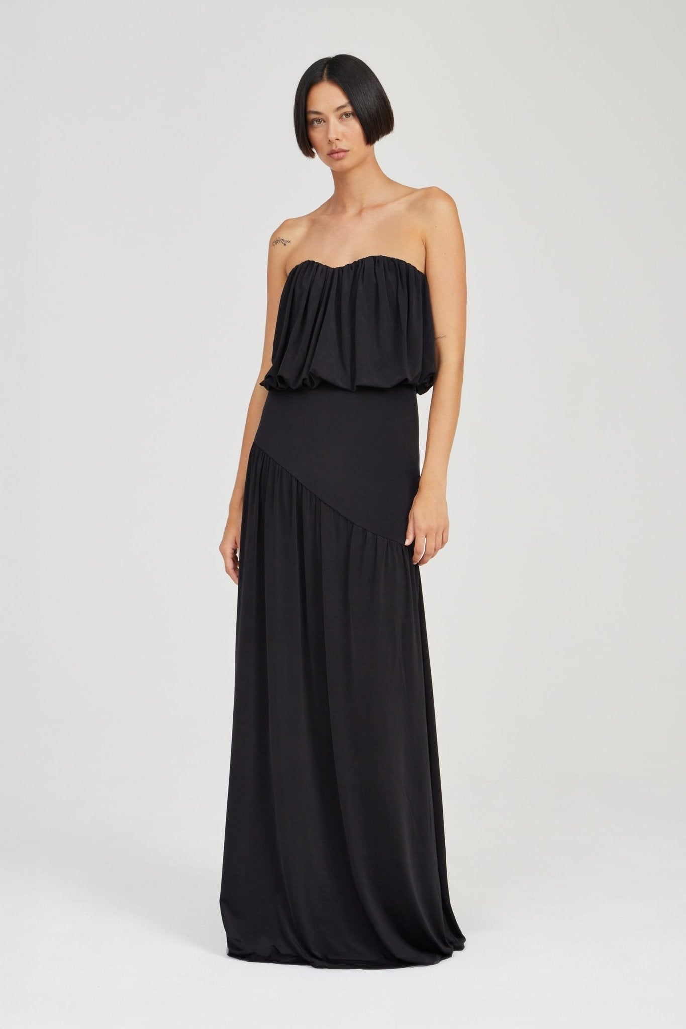 MNTFM051026020904002_2 Third Form Withheld Strapless Floor Length Dress | Lowlight - Image 2