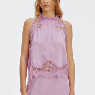 Third Form Visions Lace Top | Lilac - Image 1
