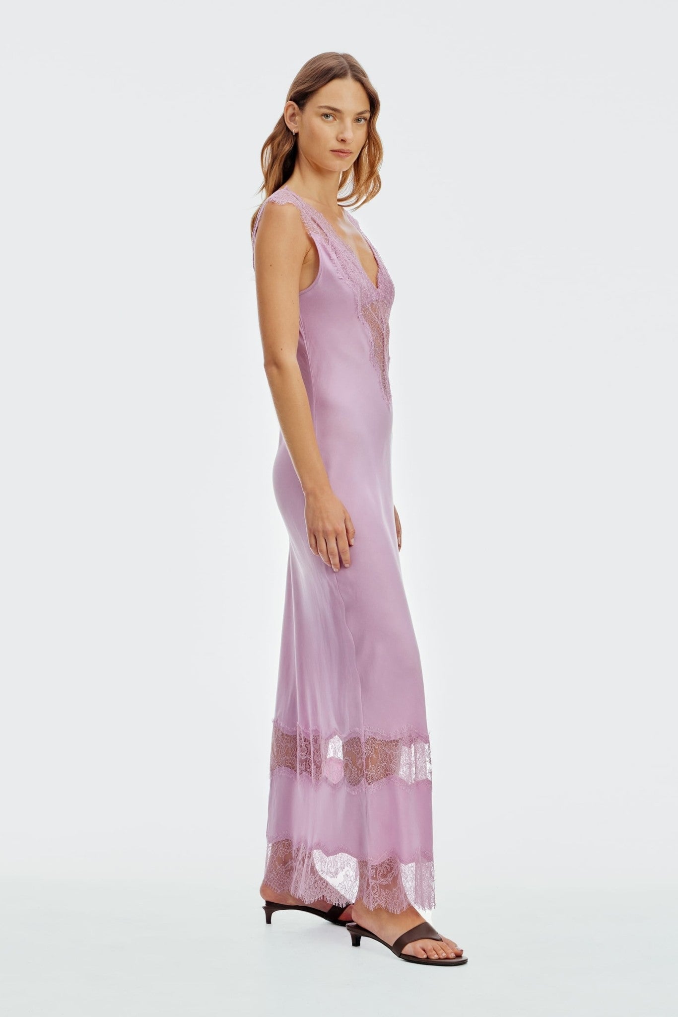 Third Form Visions Lace Peer In Maxi | Lilac - Image 2