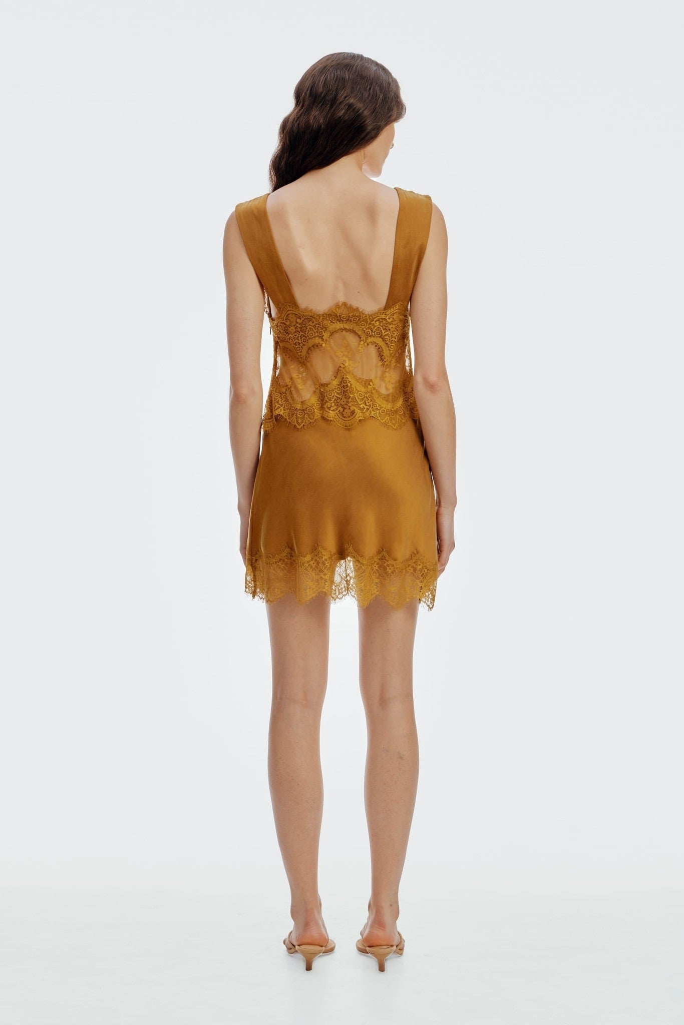 MNTFM051026020904018_3 Third Form Visions Lace Mini Dress | Patina - Image 3