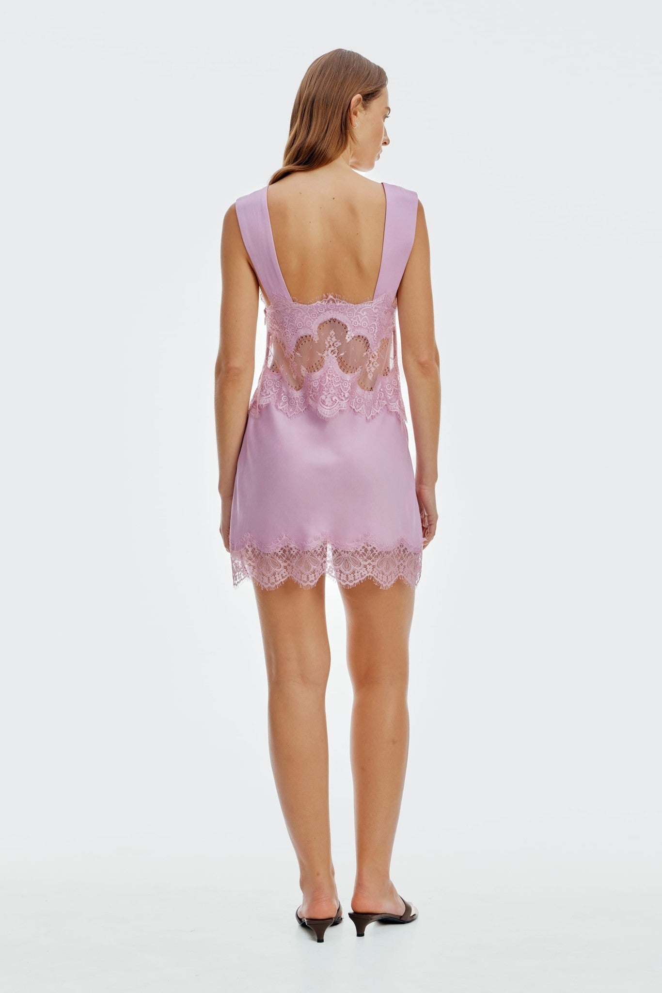 MNTFM051026020904019_3 Third Form Visions Lace Mini Dress | Lilac - Image 3