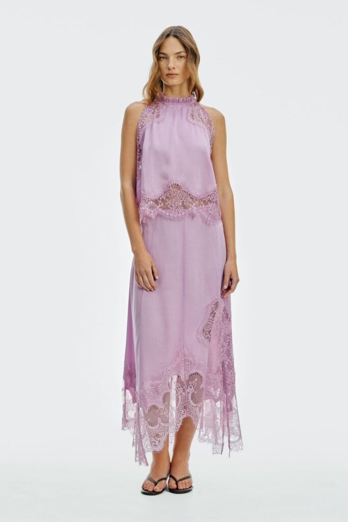 Third Form Visions Lace Hankerchief Skirt | Lilac - Image 1