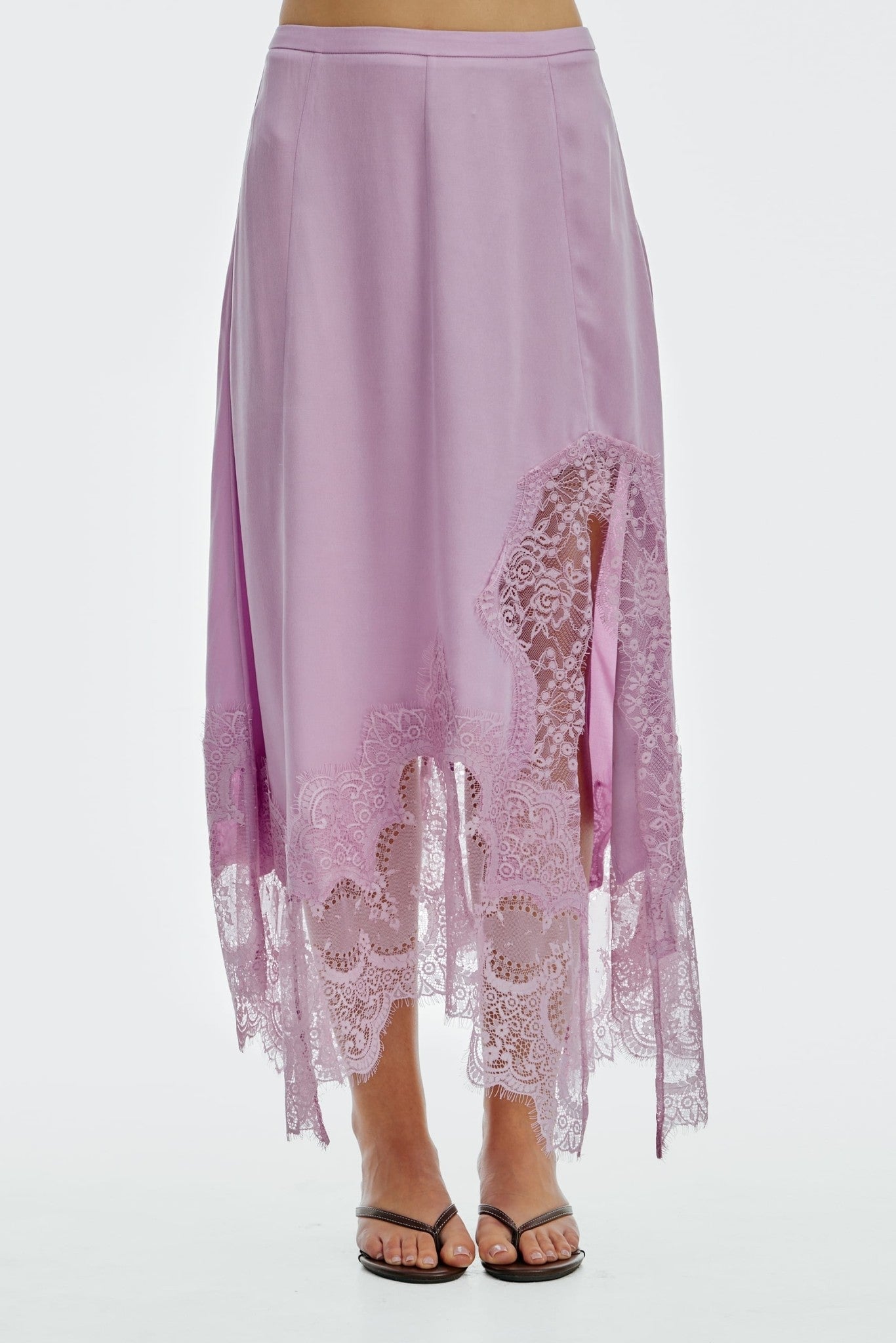 Third Form Visions Lace Hankerchief Skirt | Lilac - Image 3