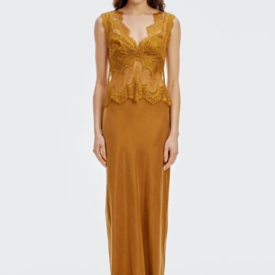 Third Form Visions Lace Floor Length Dress | Patina - Image 1