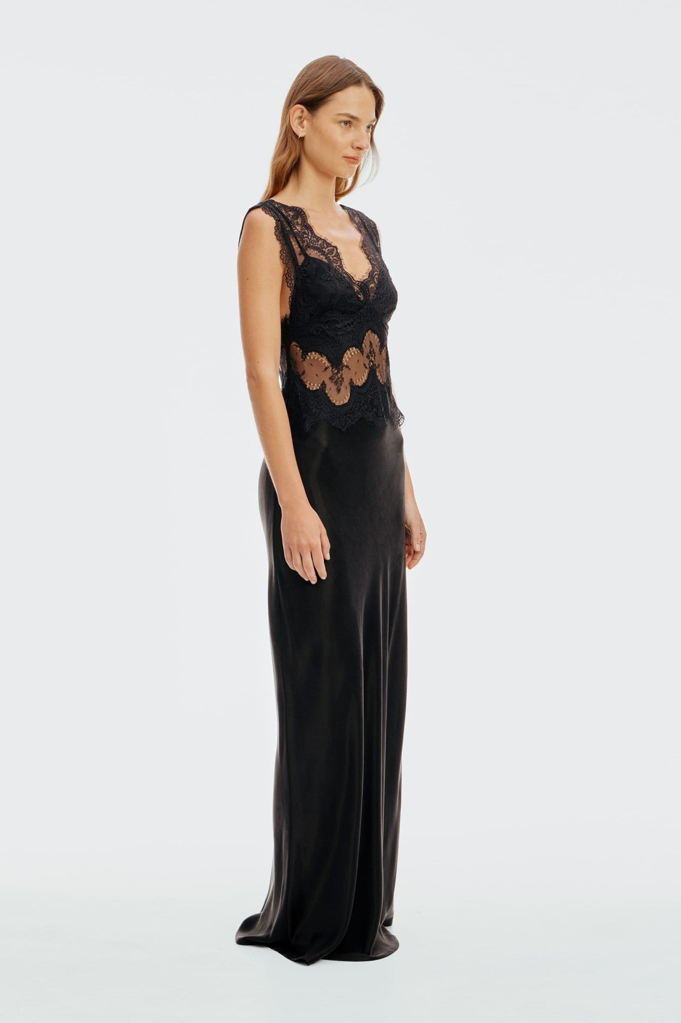 Third Form Visions Lace Floor Length Dress | Ebony - Image 2