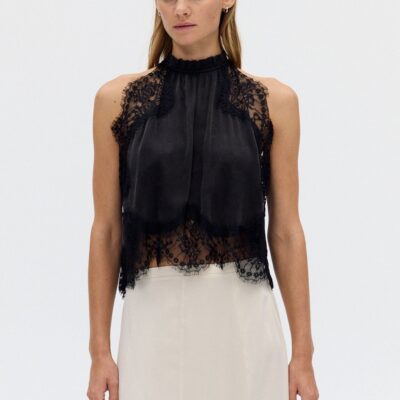 Third Form Visions Lace Top | Ebony - Image 1