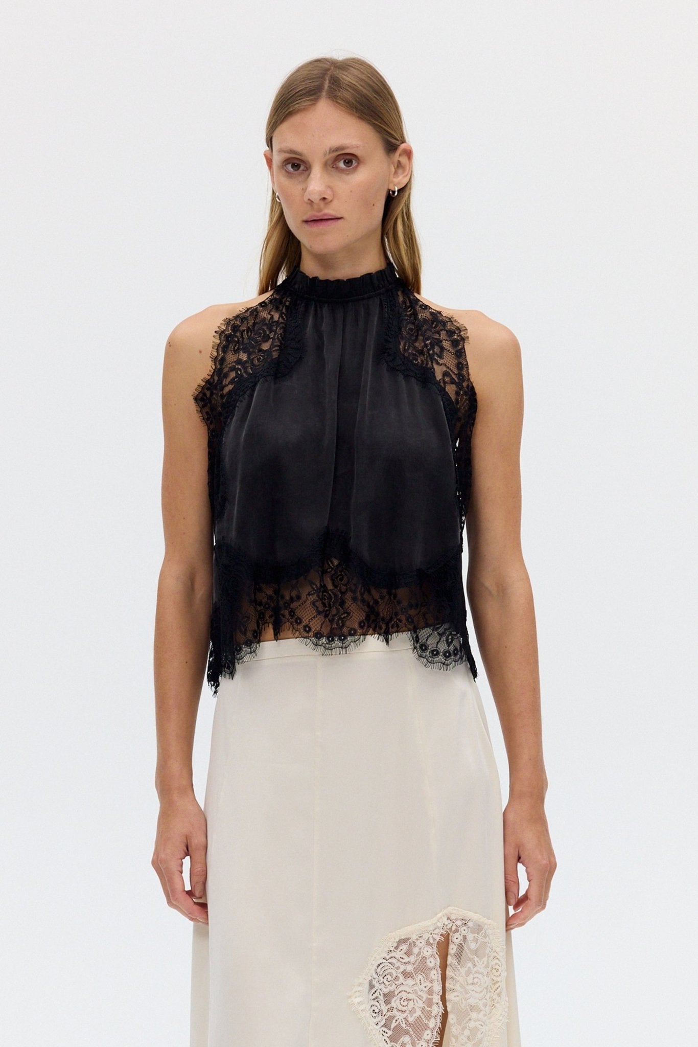 Third Form Visions Lace Top | Ebony - Image 1