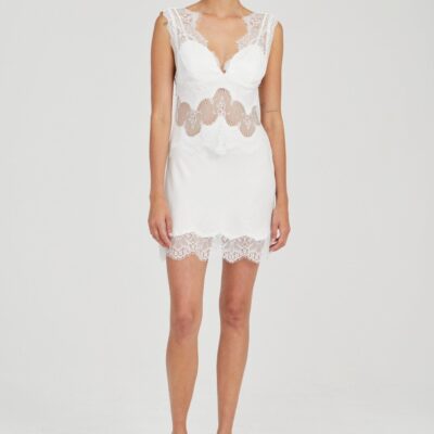 Third Form Visions Lace Mini Dress | Ivory - Image 1