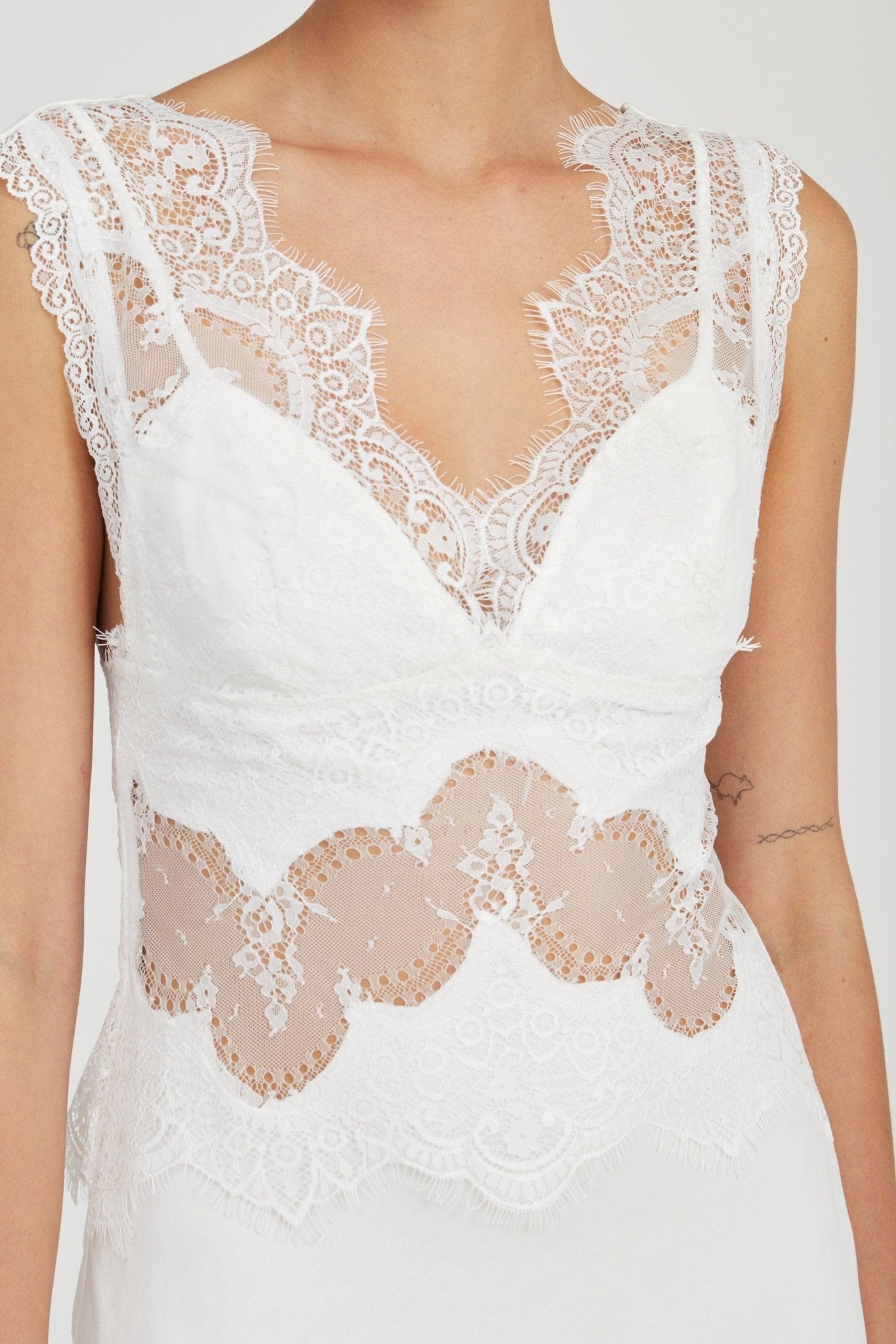 Third Form Visions Lace Mini Dress | Ivory - Image 3