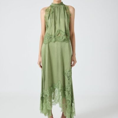 Third Form Visions Lace Hankerchief Skirt | Sage - Image 1