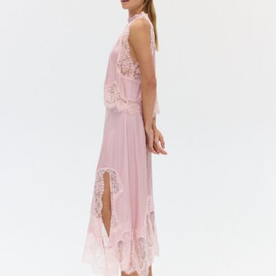 Third Form Visions Lace Hankerchief Skirt | Rosé - Image 2