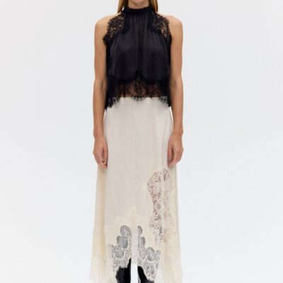 Third Form Visions Lace Hankerchief Skirt | Buttercream - Image 1