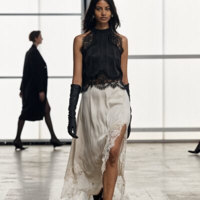 Third Form Visions Lace Hankerchief Skirt | Buttercream - Image 2