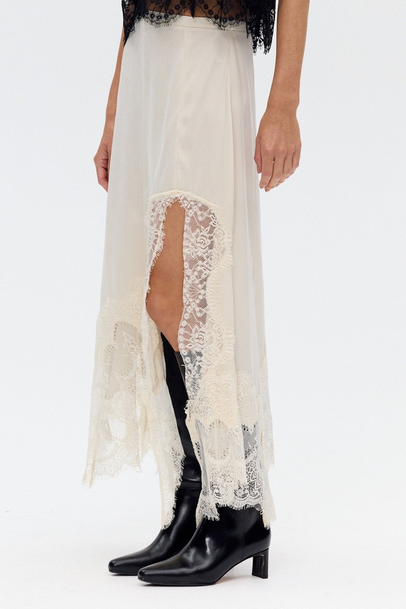 Third Form Visions Lace Hankerchief Skirt | Buttercream - Image 3