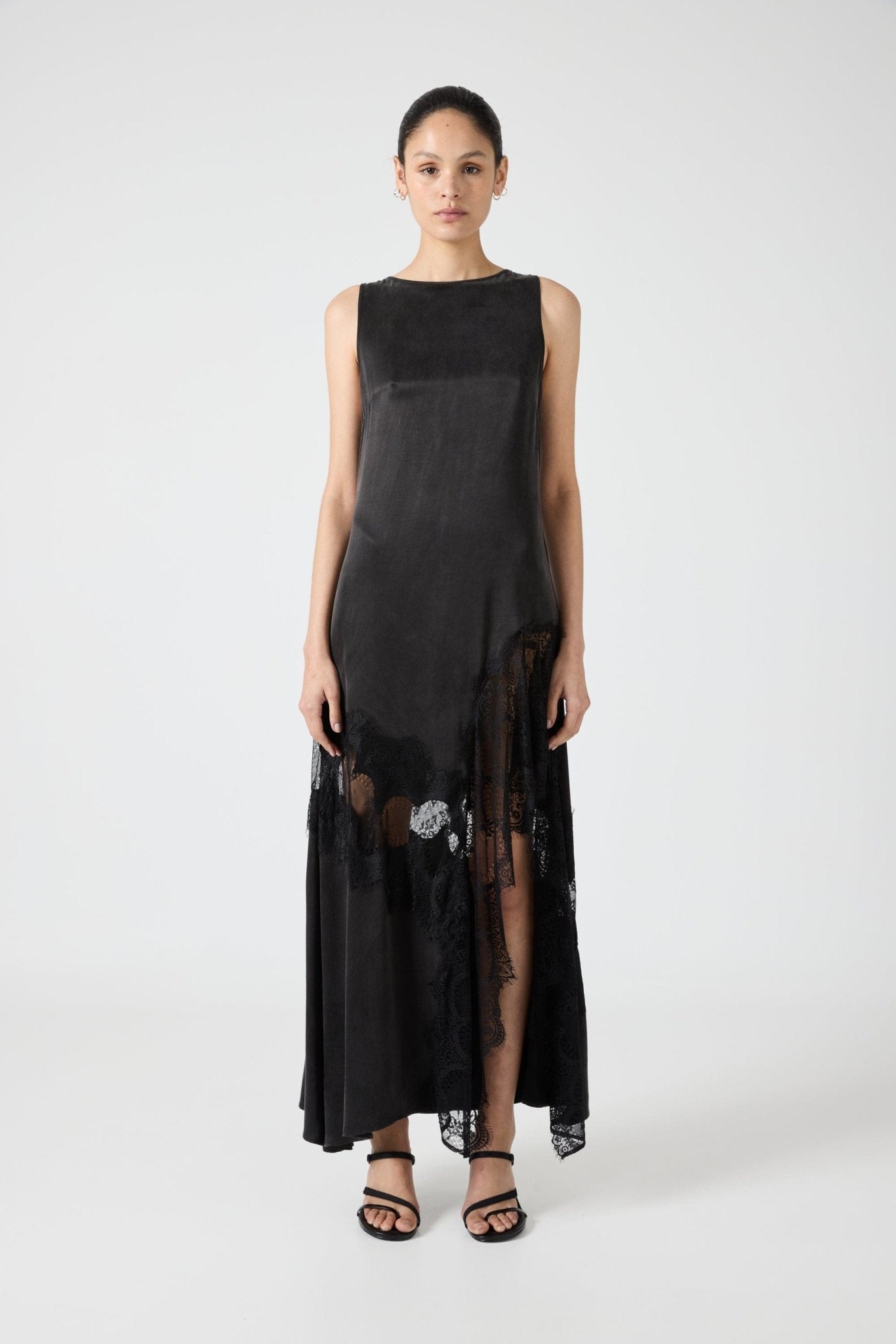 Third Form Visions Lace Frill Dress | Ebony - Image 1