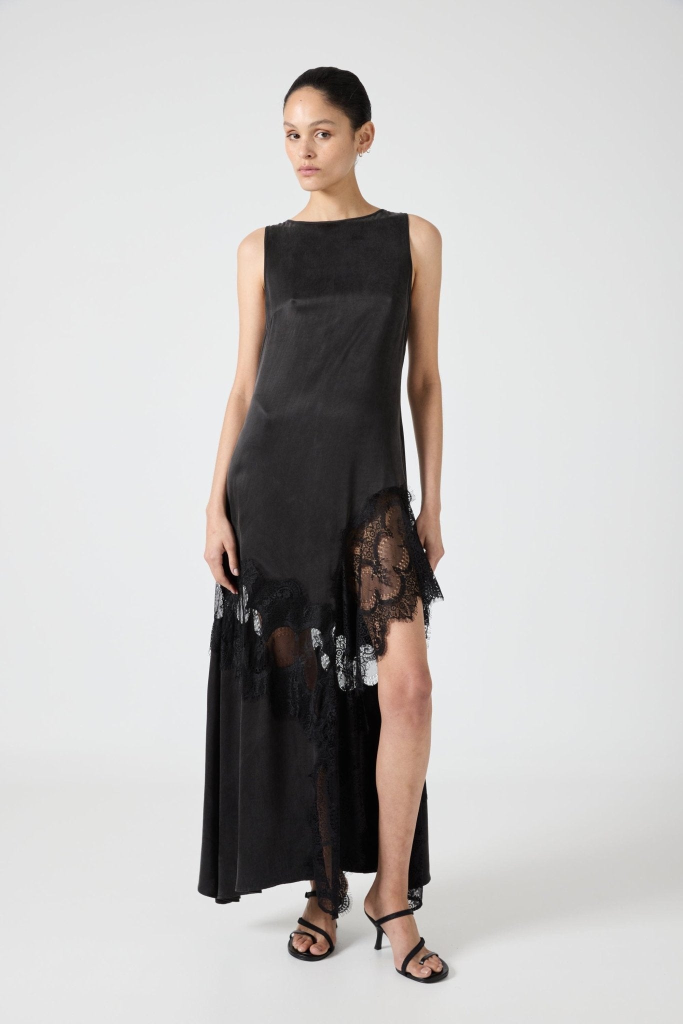 Third Form Visions Lace Frill Dress | Ebony - Image 2