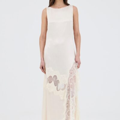 Third Form Visions Lace Frill Dress | Buttercream - Image 1