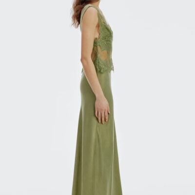 Third Form Visions Lace Floor Length Dress | Sage - Image 2