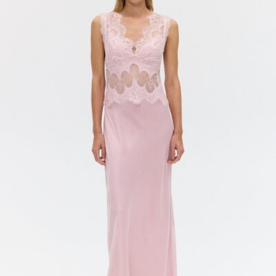 Third Form Visions Lace Floor Length Dress | Rosé - Image 1