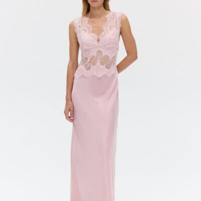 Third Form Visions Lace Floor Length Dress | Rosé - Image 2