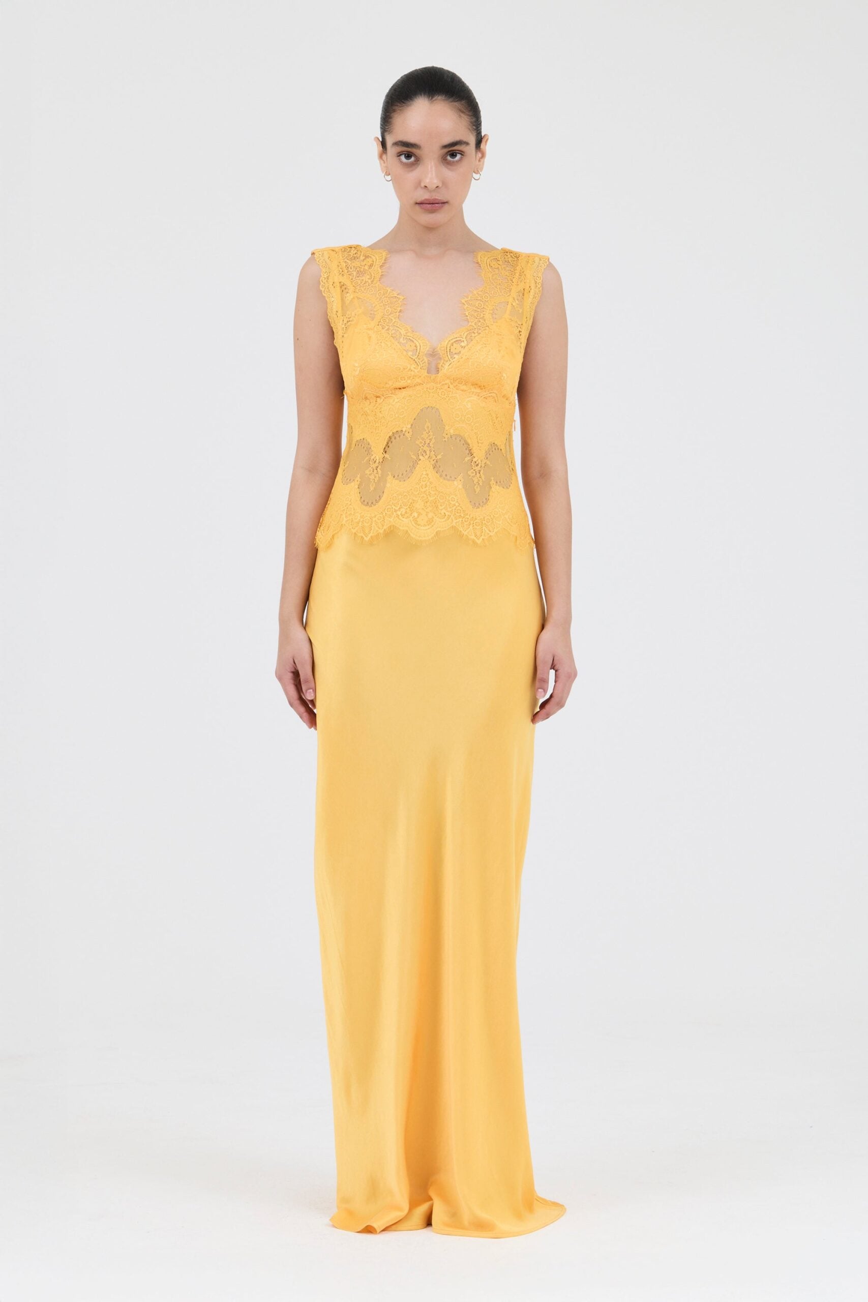 Third Form Visions Lace Floor Length Dress | Mango - Image 1