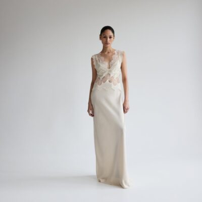 Third Form Visions Lace Floor Length Dress | Buttercream - Image 2