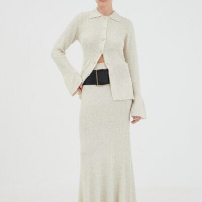 Third Form Unbound Knit Flare Skirt | Shell - Image 1