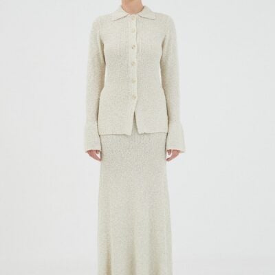 Third Form Unbound Knit Flare Skirt | Shell - Image 2