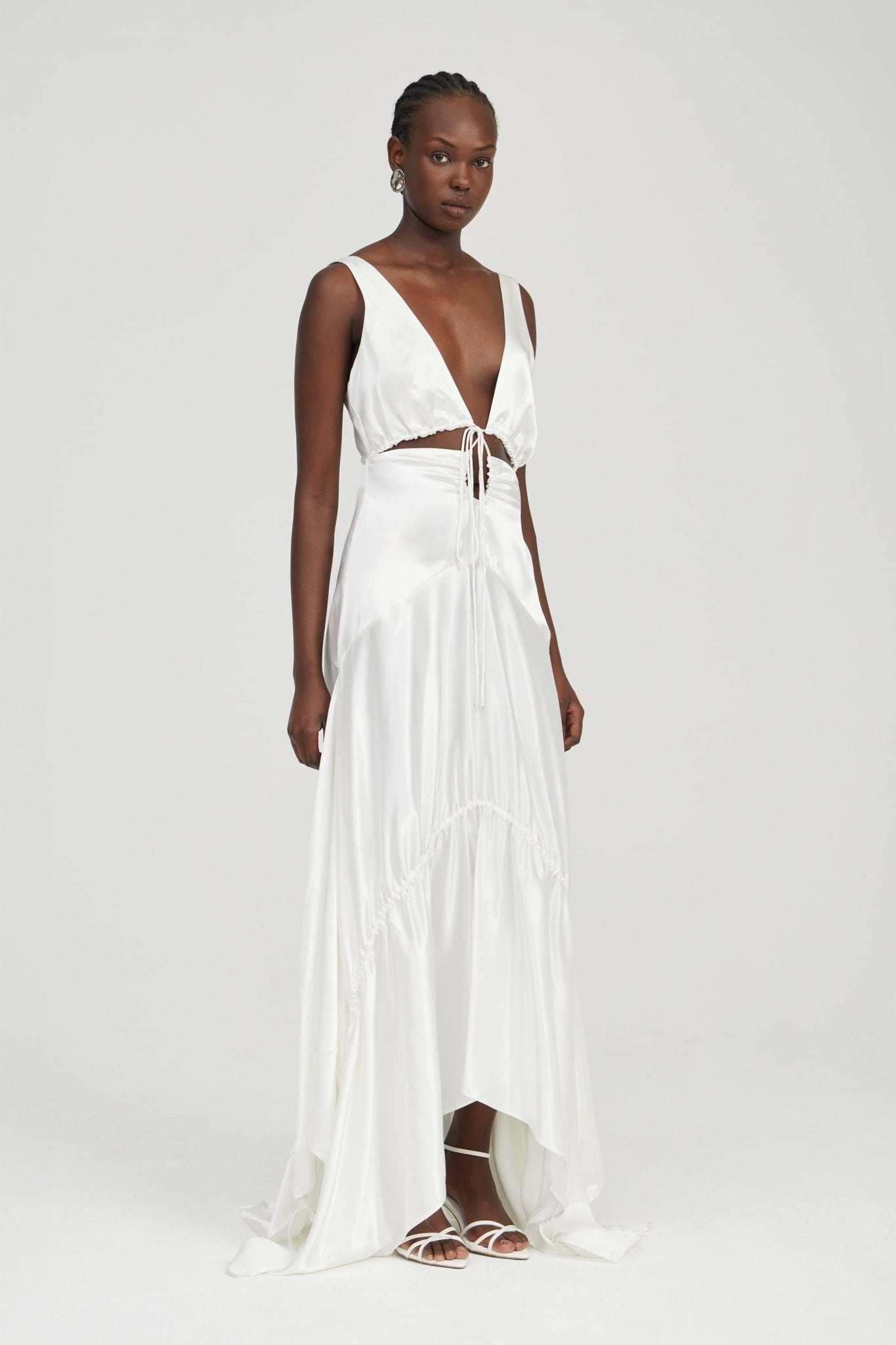 MNTFM051026020904094_3 Third Form Tension Satin Maxi Dress | Veil - Image 3