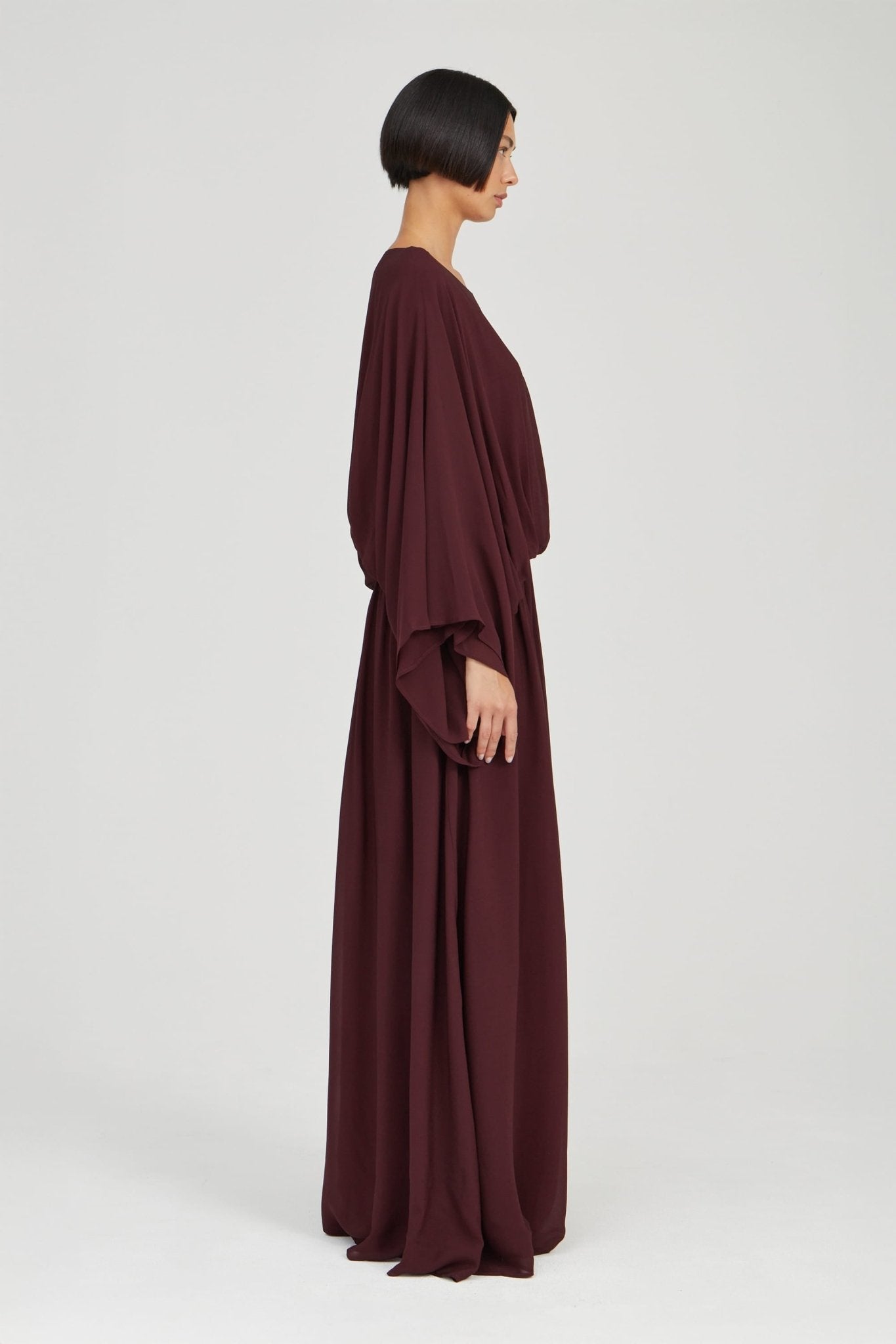 MNTFM051026020904096_3 Third Form Suspension Maxi Dress | Merlot - Image 3