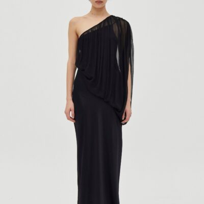Third Form Solstice One Shoulder Floor Length | Inkwell - Image 1