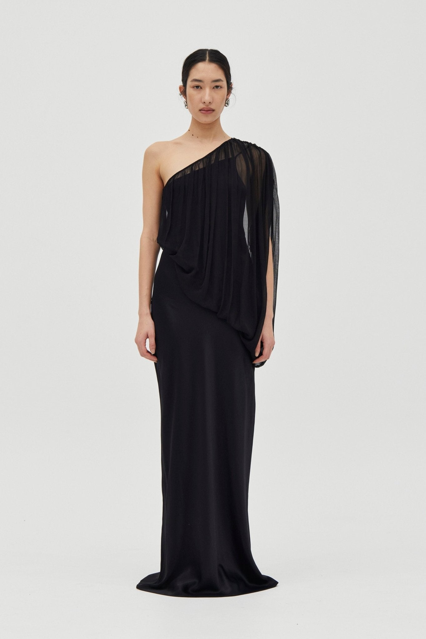 Third Form Solstice One Shoulder Floor Length | Inkwell - Image 1
