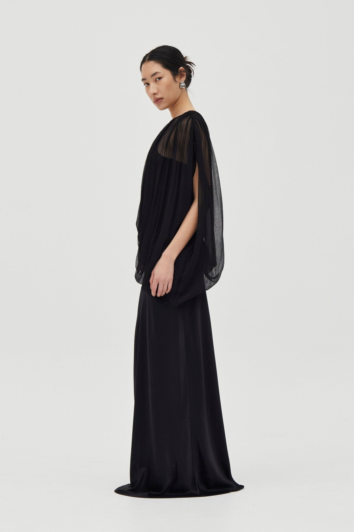 MNTFM051026020904103_3 Third Form Solstice One Shoulder Floor Length | Inkwell - Image 3