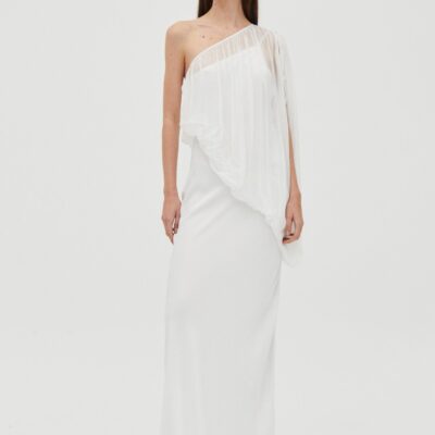 Third Form Solstice One Shoulder Floor Length | Cloud - Image 1