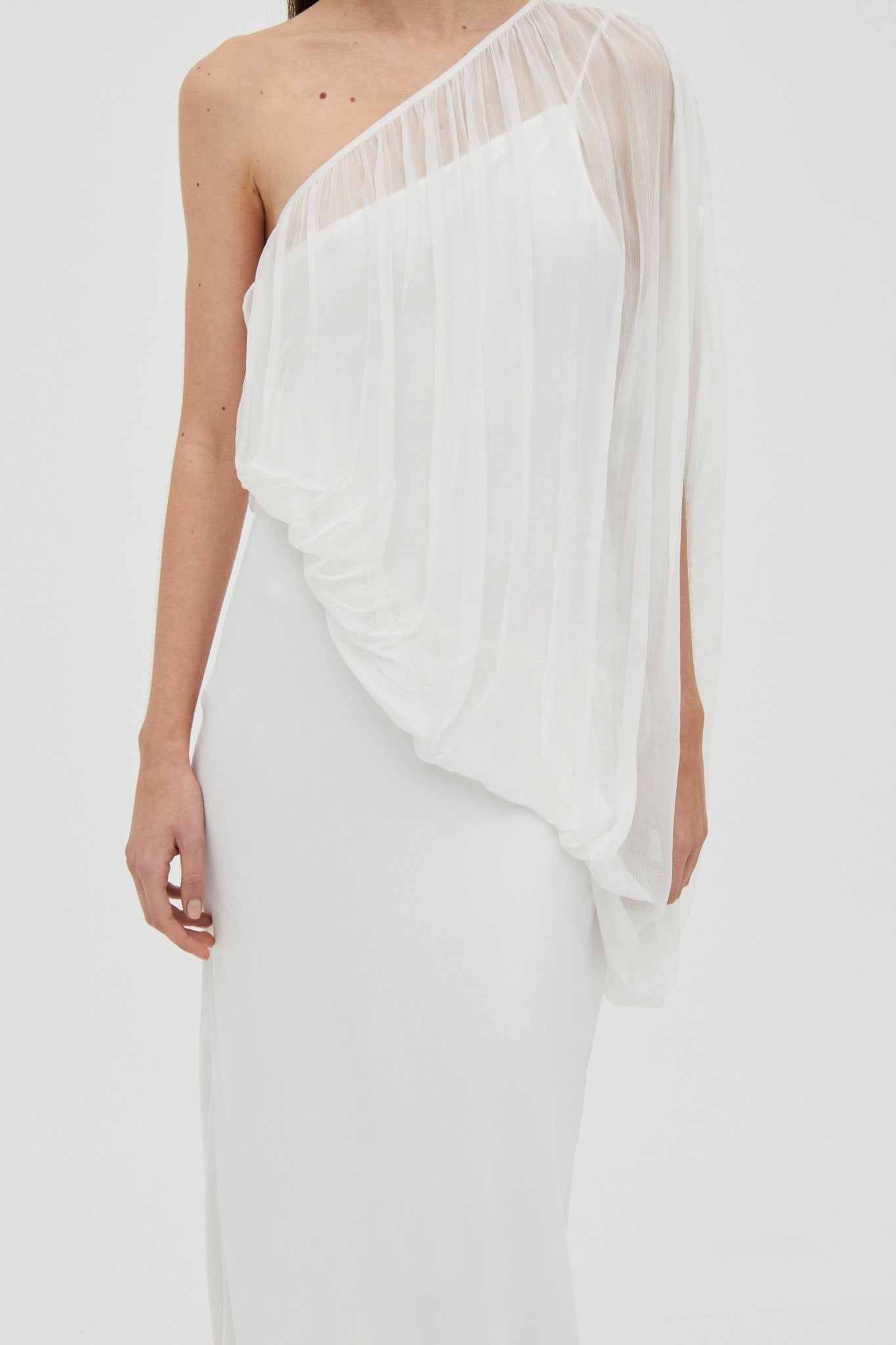 Third Form Solstice One Shoulder Floor Length | Cloud - Image 3