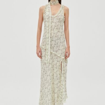 Third Form Solace Frill Tank Maxi | Creeping Vine - Image 1