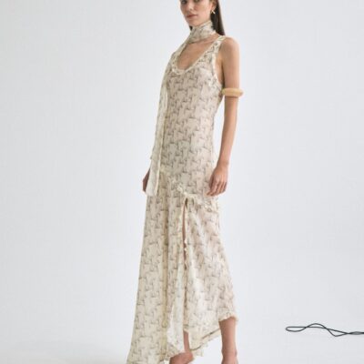 Third Form Solace Frill Tank Maxi | Creeping Vine - Image 2