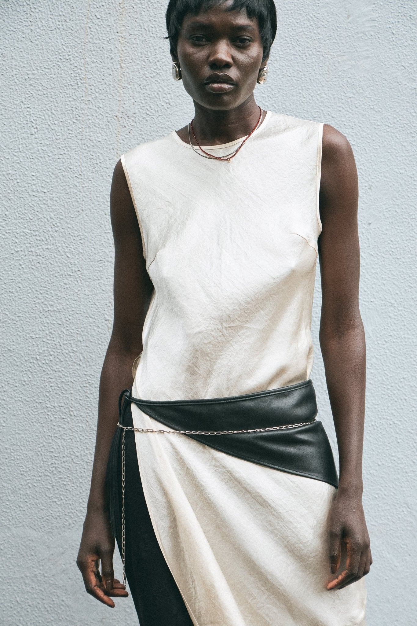 Third Form Revery High Split Tank Dress | Cream - Image 2