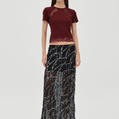 Third Form Refract Bias Maxi Skirt | Afterdark - Image 1