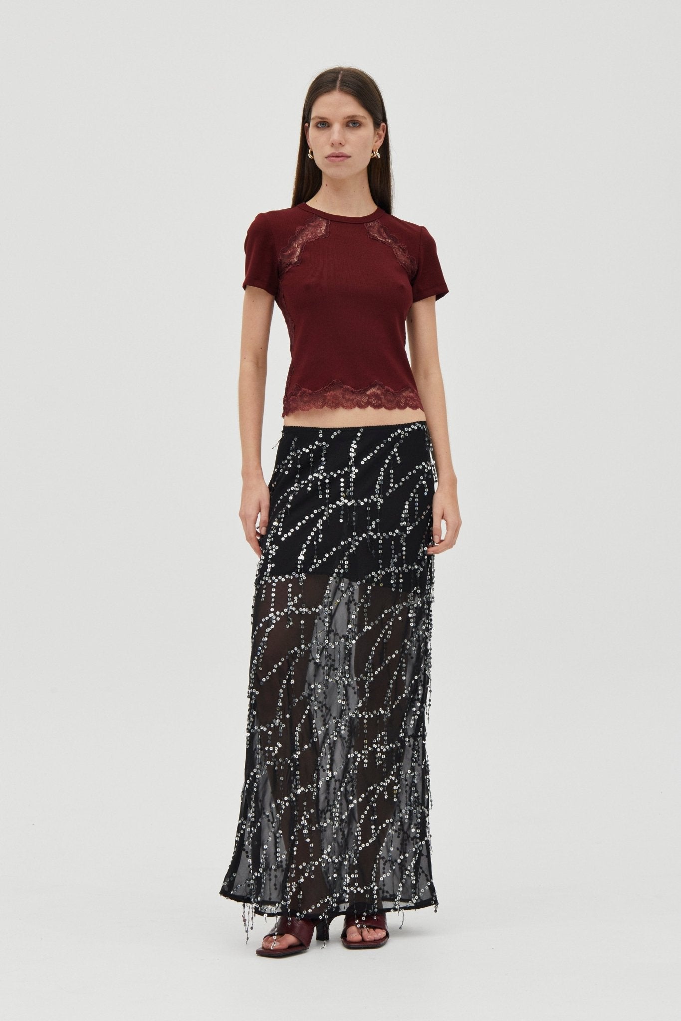 Third Form Refract Bias Maxi Skirt | Afterdark - Image 1