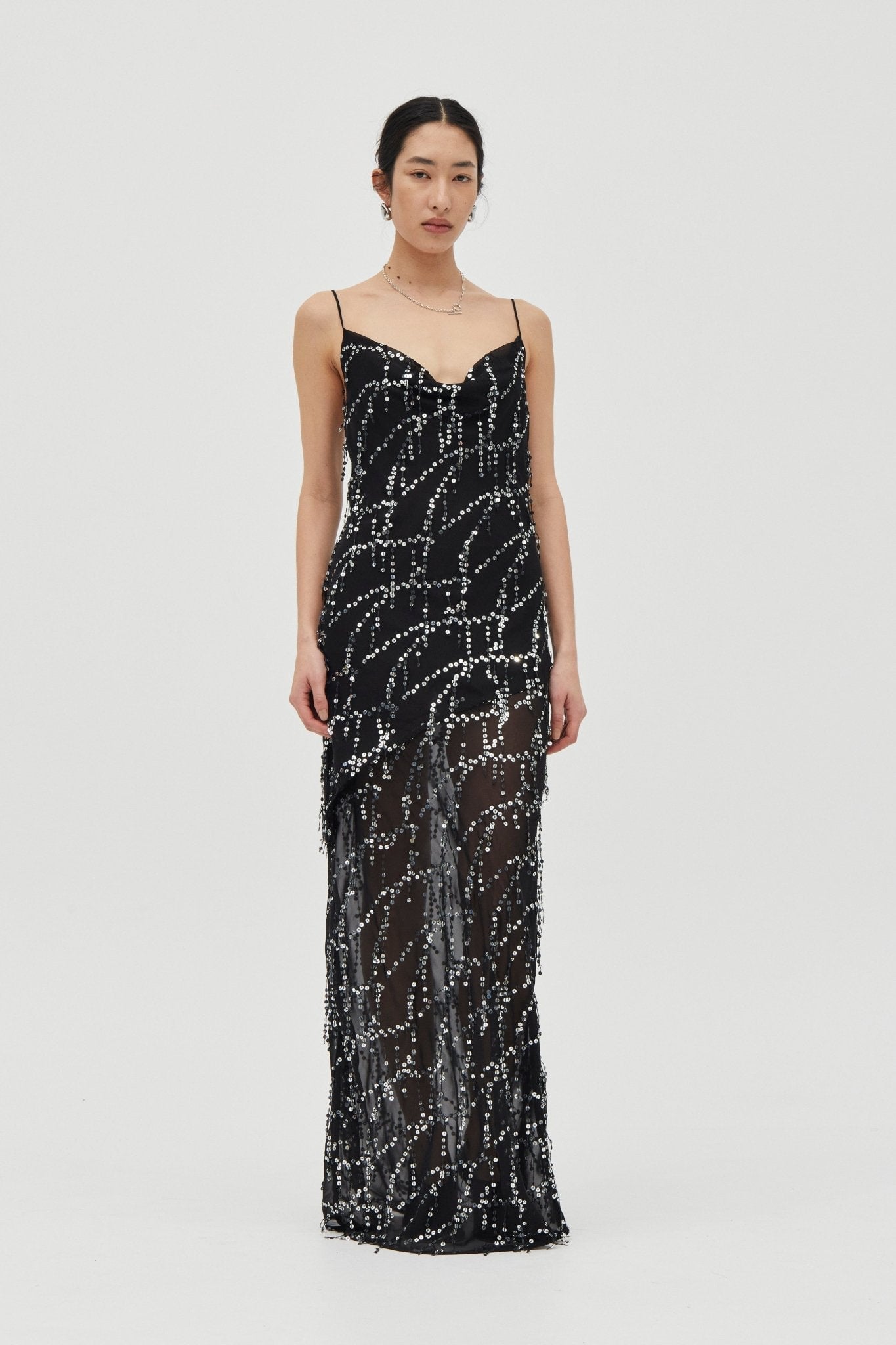 Third Form Refract Bias Maxi Dress | Afterdark - Image 1